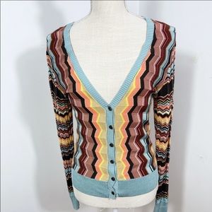 ✅Missoni for Target Cardigan Sweater multicolored